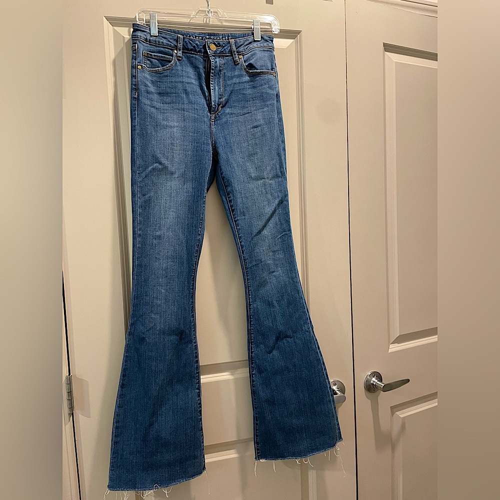 Articles Of Society Blue Denim Flared Jeans